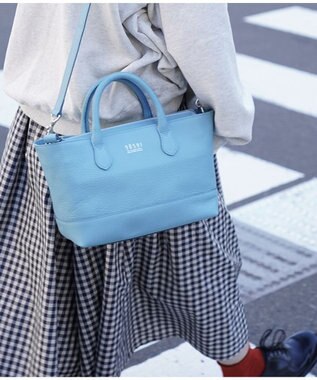 YUSHI EPICE-2WAY HANDBAG ハンドバッグ ショルダーバッグ 2WAY ライトブルー