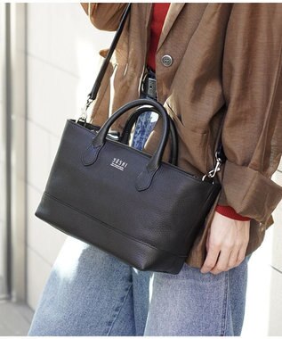 YUSHI EPICE-2WAY HANDBAG ハンドバッグ ショルダーバッグ 2WAY ブラック