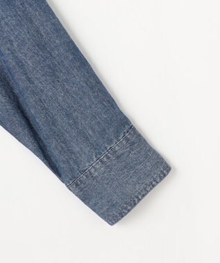 ANY L シアーデニムオーバーシャツ フェードインディゴ