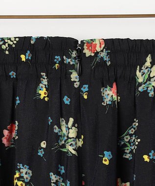 組曲 S 【先行予約】クラッシックフラワープリント フレアスカート ブラック系5