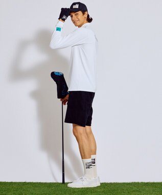 PW CIRCULUS 【手洗い洗濯可 / NEWシーズン素材 / ストレッチ】【MEN】コーデュロイショーツ ゴルフ ブラック系