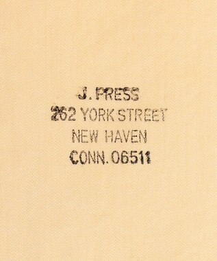 J.PRESS MEN 【WEB限定】ピンオックスバンドカラーバックブル シャツ イエロー系