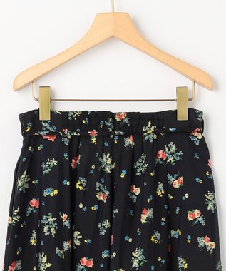 組曲 S 【先行予約】クラッシックフラワープリント フレアスカート ブラック系5