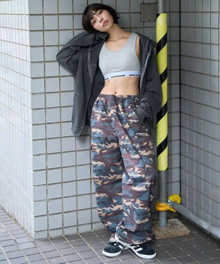 WEGO ロゴブラトップ 杢グレー