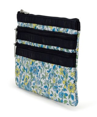 LeSportsac 3ZIP COSMETIC/タペストリーフラワーブルー タペストリーフラワーブルー