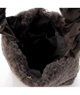 UNBILLION カシュカシュ cachecache / フリルハンドルボアトート GY