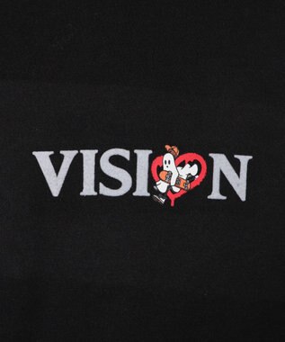 WEGO VISIONゴーストグラフィックプルパーカー ブラック