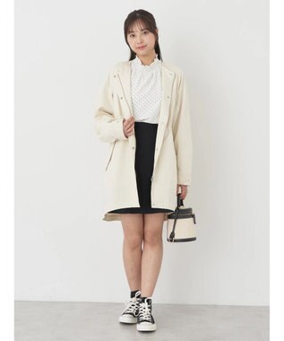 earth music&ecology シャーリングブラウス Dot