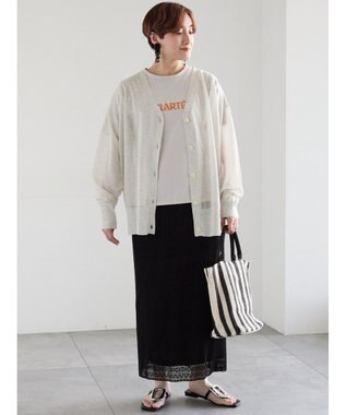 Te chichi レースプリーツナロースカート《2026 SUMMER LOOK item》 ブラック