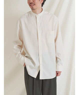 CRAFT STANDARD BOUTIQUE Ｔ／Ｒバンドカラーシャツ Ivory