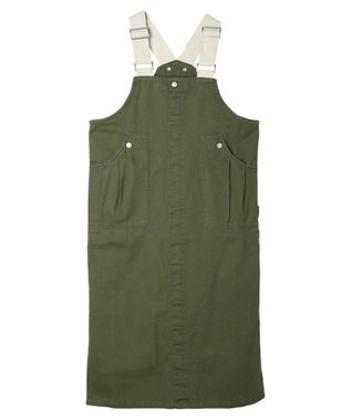 Green Parks ・ＳＵＧＡＲ　ＳＰＯＯＮ　ペインターサロペットスカート Khaki