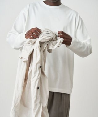 ATON TRAVEL NYLON | パッカブルコート - UNISEX WARM WHITE