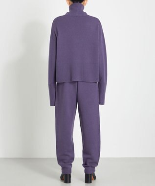 NAVE ウールカシミヤ ハイネック ライラック系