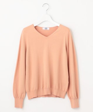 J.PRESS LADIES 【ご好評につき新色追加！・WEB限定カラーあり・洗える】PRINCE Vネック ニット ピンク系
