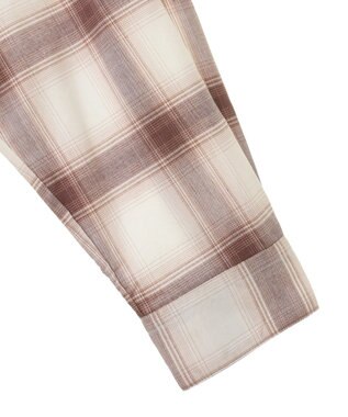 Green Parks アソートレギュラーカラーシャツ Check Brown