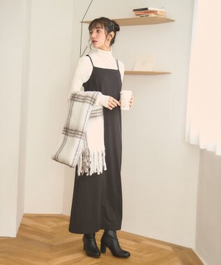 WEGO 【手洗い可】タートルネックニット ホワイト