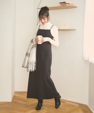 WEGO 【手洗い可】タートルネックニット ホワイト