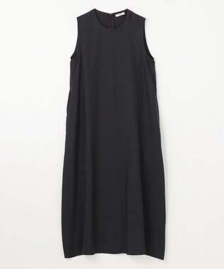 NAVE 【ReNAVE・セットアップ可/洗える/UVケア/接触冷感】フィブリルシャンブレーワンピース ブラック系