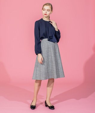 TOCCA 【洗える】PRIMAVERA SKIRT スカート ネイビー系