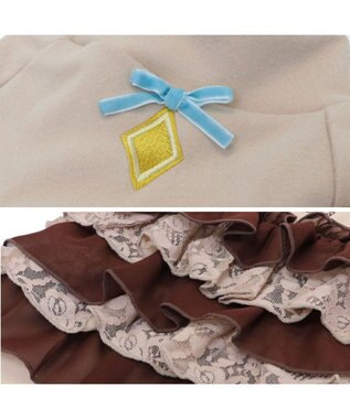 PET PARADISE ディズニー わんわん物語 レディ フリフリトップス 小型犬 ブラウン