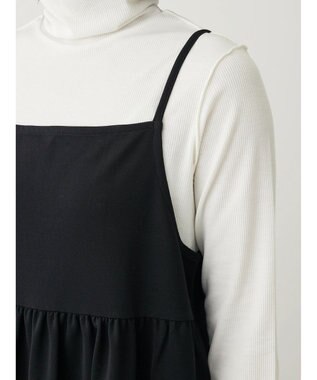 Green Parks ＳＥＴ２点　カーディガン＋ワンピース Black