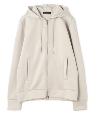 JOSEPH HOMME ストレッチダブル ジャージー　ZIP UPフーディー アイボリー系