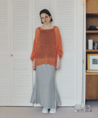 YECCA VECCA ZIPアレンジスカート Gray