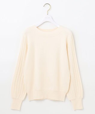 ANY SIS 【洗える】冬のシャルマン パフスリーブ ニット アイボリー