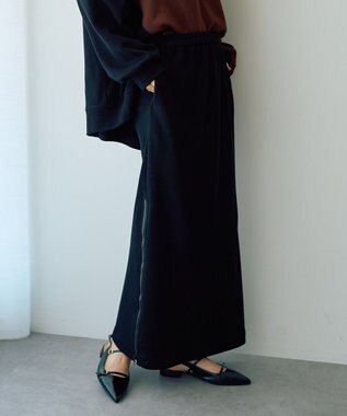 YECCA VECCA ZIPアレンジスカート Black