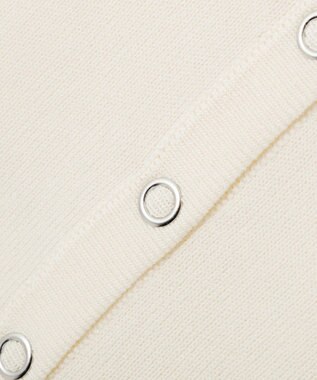 Green Parks ヘンリーネックレイヤードニットプルオーバー White