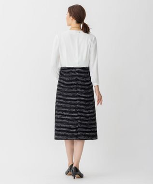 自由区 【セット可】カラミツイード ワンピース ブラック系8