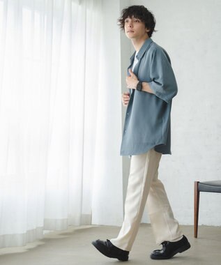 WEGO セミフレアスラックス ホワイトアイボリー