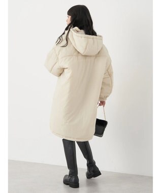 earth music&ecology ２ｗａｙ中綿モッズコート Ecru