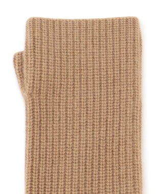 23区 【見上愛さん着用/洗える】ピュアカシミヤ アームウォーマー キャメル系