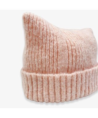 林八百吉商店 un chapeau  ネコ耳ニットワッチ ピンク