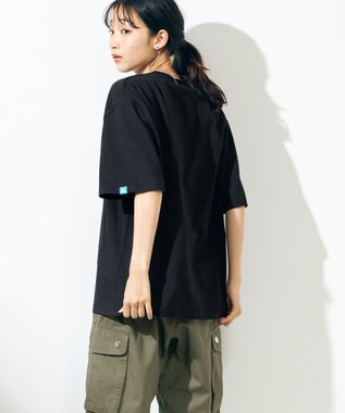 SHARE PARK MENS 【UNISEX】UVカット アートコラボTシャツ〈CAMP〉 ブラック