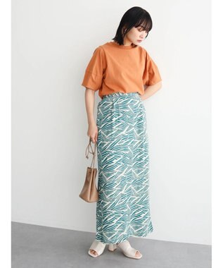 Green Parks ＫＢＦ　アフリカ柄スカート Blue Green