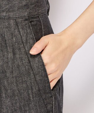 uncrave 【uncrave WHITE】テーパード デニムパンツ ブラック