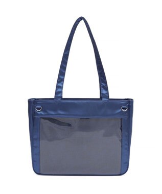 WEGO 【痛バ＆推し活グッズ】ときめきサテン痛バッグS ネイビー