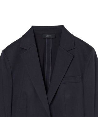 JOSEPH 【WEB&OUTLET限定】ビスバイストレッチ　シングルブレストジャケット Navy