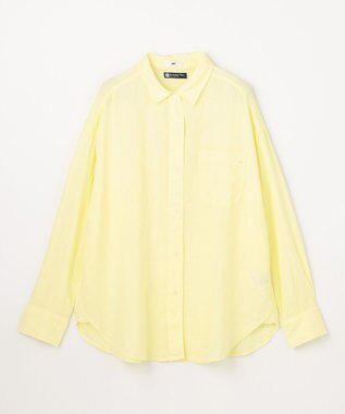 ANY 【Sサイズあり】ヨーロピアンリネンオーバーシャツ イエロー