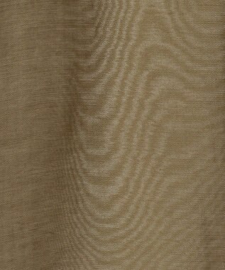 AMERICAN HOLIC ノーカラーシアーＺＩＰブルゾン Ecru