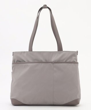 Y'SACCS アシメファスナーポケットトート グレージュ