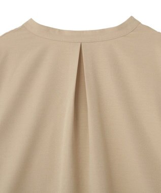 Green Parks ＳＥＴ２点スキッパーブラウス＋プリーツスカート Beige