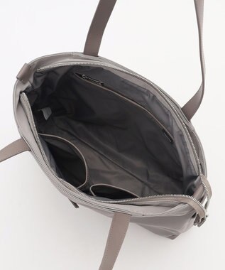 Y'SACCS アシメファスナーポケットトート グレージュ