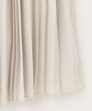 ANY 【洗える・ウエストゴム】セレモニープリーツスカート ベージュ系