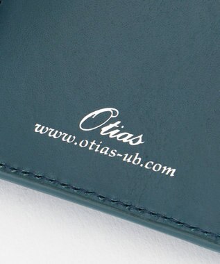 UNBILLION Otias オイルカウレザー三つ折りミニ財布 ブルー