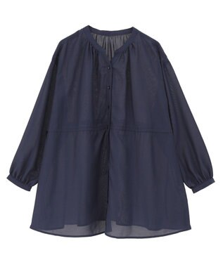 AMERICAN HOLIC シアーウエストドロストロングシャツ Dark Navy