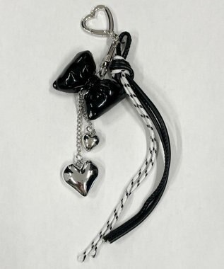 WEGO リボンクッションセットキーホルダー ブラック