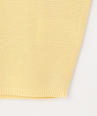 ANY 【新色追加/14色展開】アクリルガーターフレンチスリーブニット イエロー